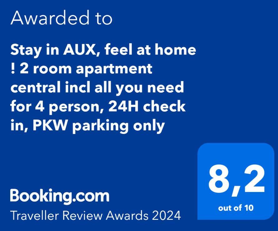 Stay In Aux, Feel At Home ! 2 Room Apartment Central Incl All You Need For 4 Person, 24H Check In, Pkw Parking Only Аугсбург Экстерьер фото